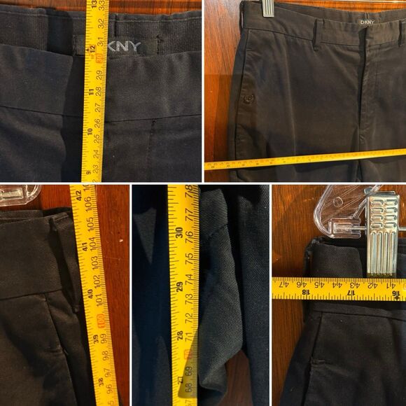 Vintage DKNY Mercer Fit Women’s Cargo Trousers Size 34 Black - Picture 8 of 16